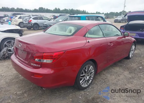 2010 Lexus Is z USA, uszkodzony, nr VIN JTHFE2C28A2503140